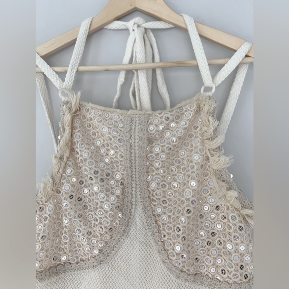 Ixiah White Fringe Jumpsuit - Picture 7 of 8